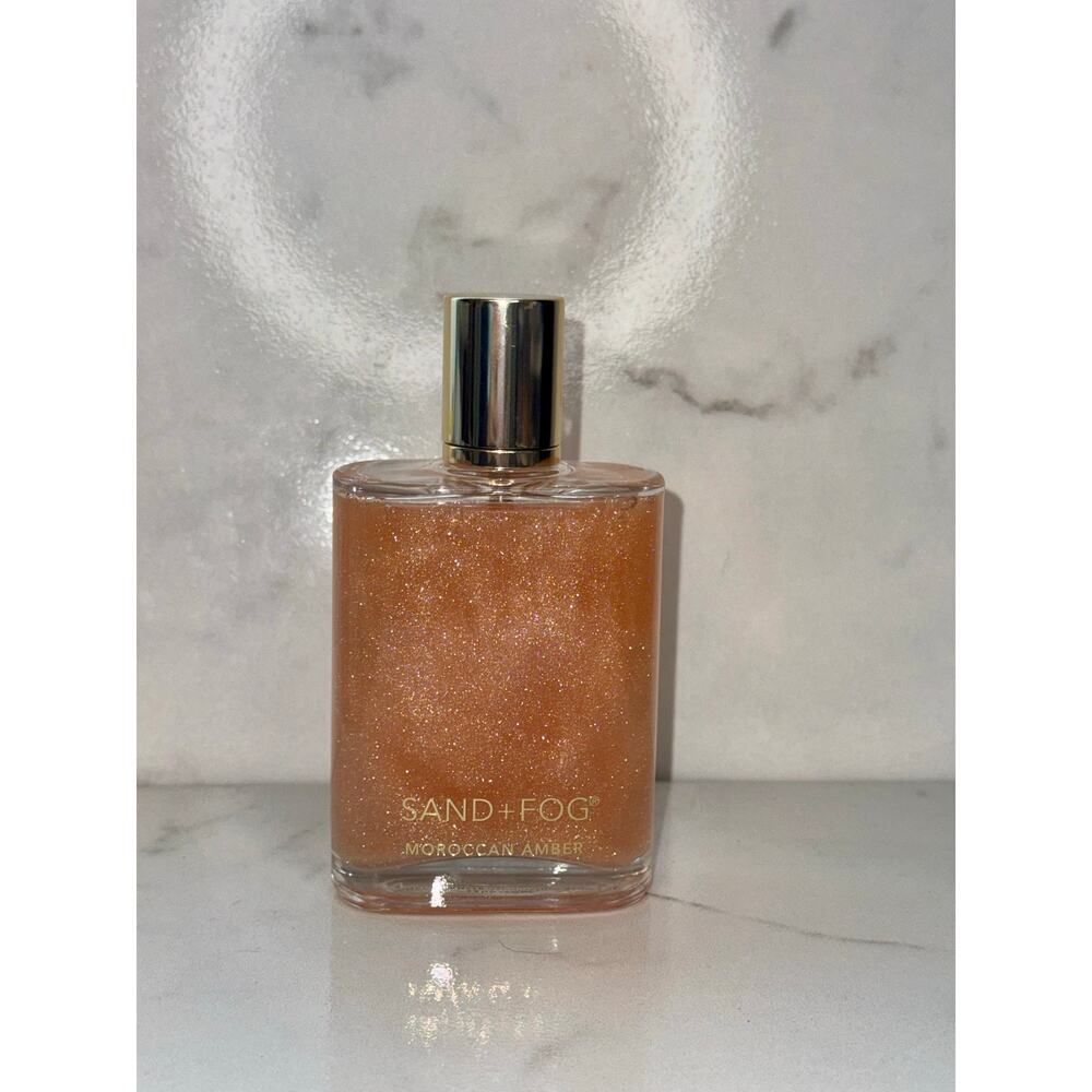 New Sand + Fog Moroccan Amber Shimmering Body Oil